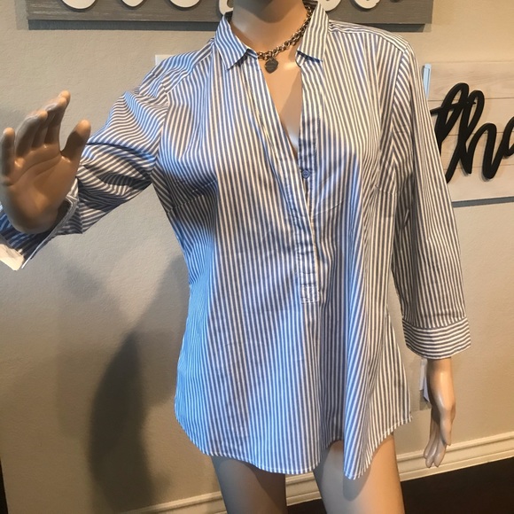 pin stripped blouse - Picture 1 of 2